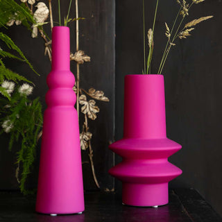 Punchy pink vases