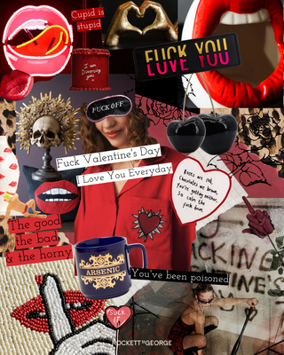 Anti-Valentine's Day Collage