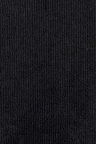 Fabric swatch of The Grace Footstool In Luxe Needlecord Velvet Midnight Navy.