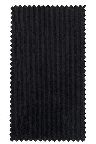 The Luxe Needlecord Velvet Midnight Navy Fabric Swatch.