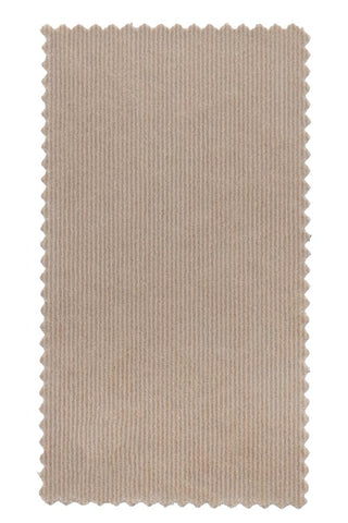 The Luxe Needlecord Velvet Natural Whisper Fabric Swatch.