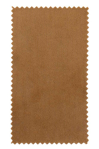 The Luxe Needlecord Velvet Golden Glow Fabric Swatch.