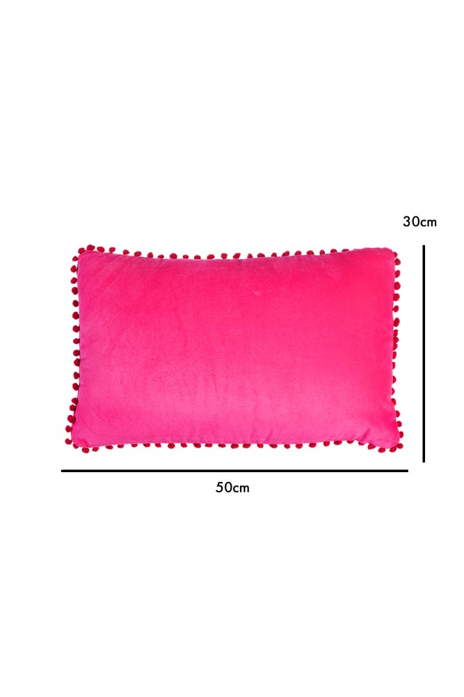 Velvet pom best sale pom cushions