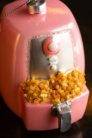 Close-up of the Air Fryer Christmas Tree Decoration.