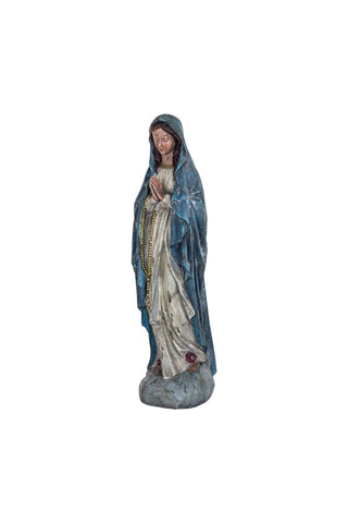 Cutout image of the Antique-Style Santa Maria Have Faith Ornament.