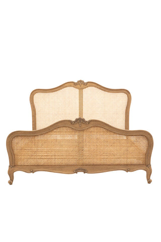 Cutout of the Antique-Style Wooden Bedframe.