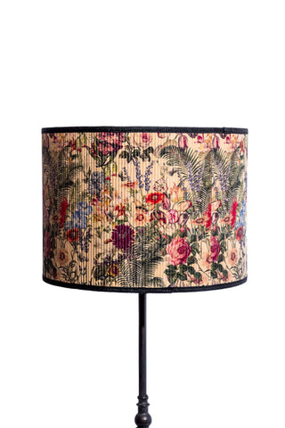 Cutout image of the Bamboo Floral Print Easyfit Lampshade.