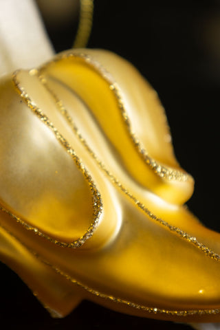 Detail shot of the Banana Christmas Tree Decoration.