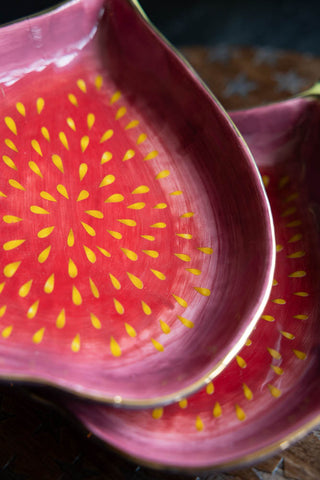 A detailed image of The Beautiful Fig Serving Dish showing the texture and detail