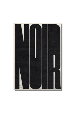 Cutout of the Bold Noir Art Print - Unframed.