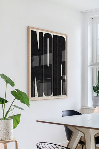 Bold Noir Art Print - Unframed