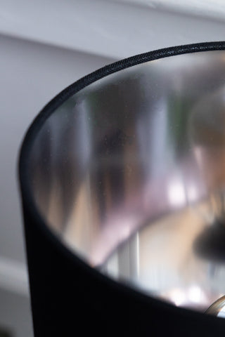 Close-up of the shade on the Disco Ball Table Lamp in Pink.