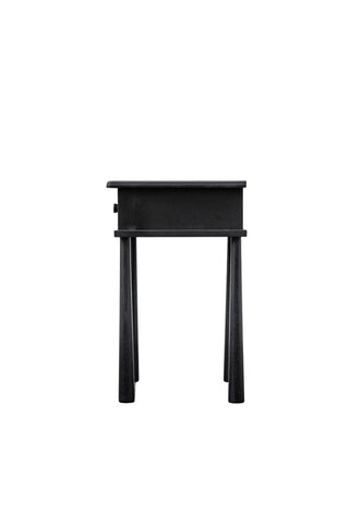 Cutout of the Elegant Black Bedside Table seen from the side.