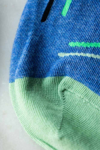 Detail shot of the Fuck Off, I'm Gaming Mens Socks.