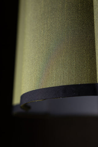 Detail shot of the Green Scalloped Easyfit Lampshade.