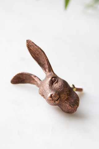 The Hare Head Cupboard/Drawer Knob displayed on a white surface.