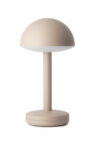 Cutout of the Humble - Domed Cable-Free Mood Lighting in Off White on a white background.