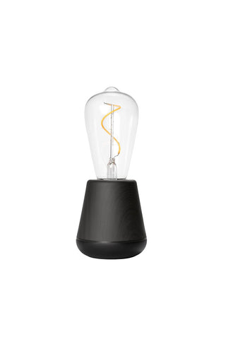 Cutout of the Humble - Outdoor Cable-Free Mood Lighting in Black .