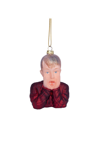 Cutout of the Kevin Inspired Christmas Tree Decoration on a white background.