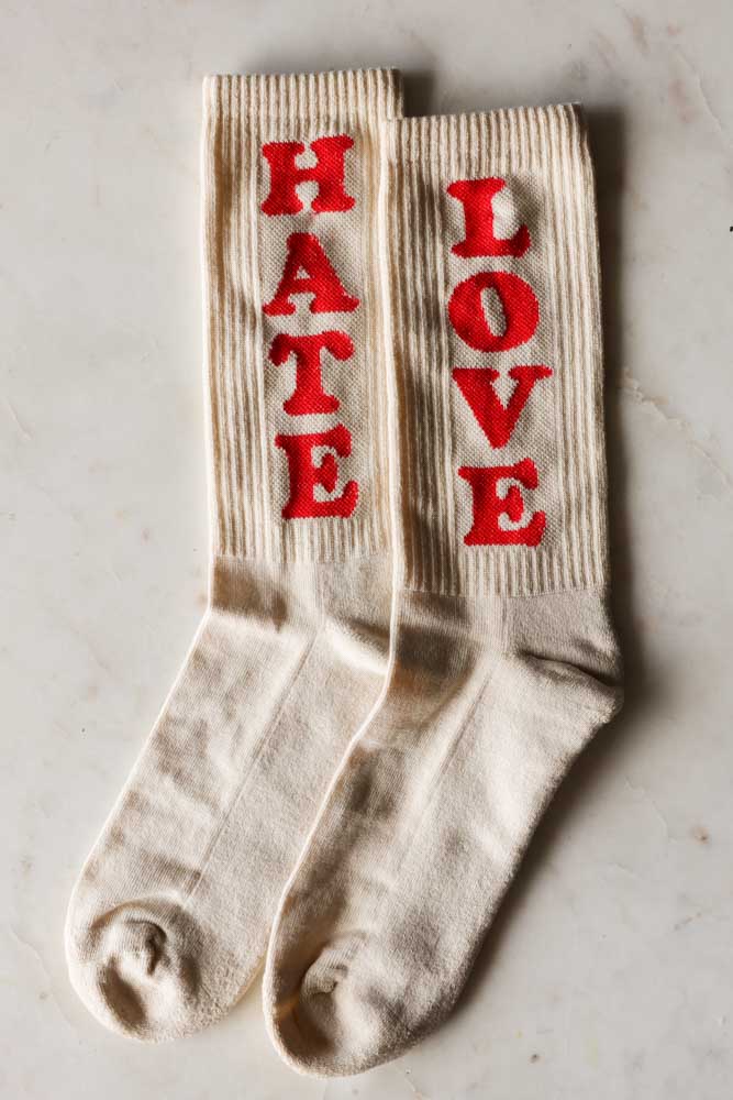 Love & Hate Unisex Socks | Rockett St George