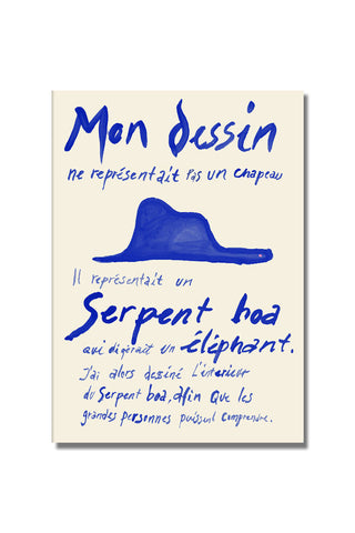 Cutout of the Mon Dessin Art Print - Unframed.