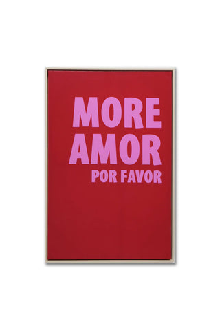 Cutout of the More Amor Canvas on a white background.