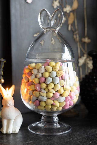 Image of the Rabbit Ears Bonbon Glass Jar