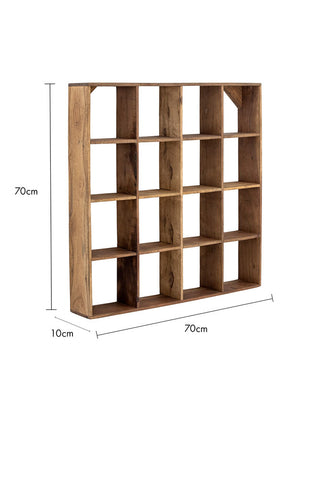 Dimension image of the Reclaimed Wood Shelf