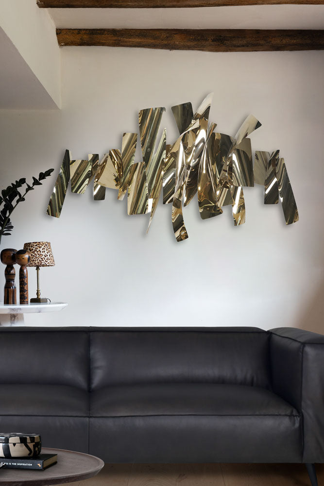 Sleek Effect Mirrored Abstract Wall Art | Rockett St George