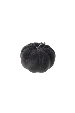 Cutout of the Small Black Velvet Pumpkin.