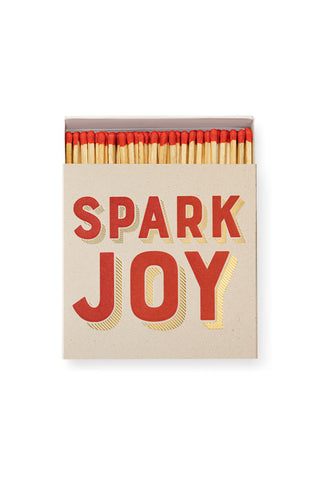 Cutout of the Spark Joy Luxury Matches on a white background.