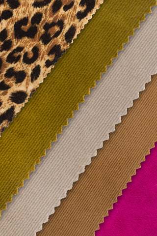The Bowie Sofa Range Fabric Swatch - a selection of the 5 colours available