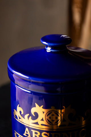 Detail shot of the What's Your Poison - Arsenic Jar.