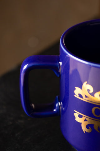 Detail shot of the handle on the What's Your Poison - Cyanide Mug.