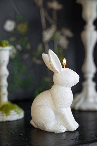 Detail image of the White Rabbit Candle