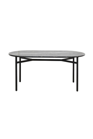 Image of the Black Marble Dining Table on a white background