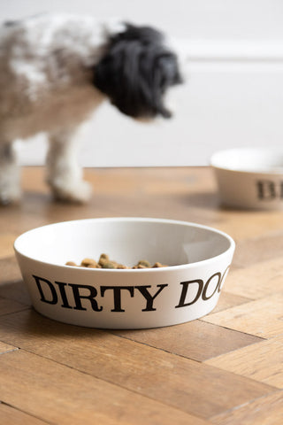 Dirty Dog Pet Bowl - 2 Available Sizes