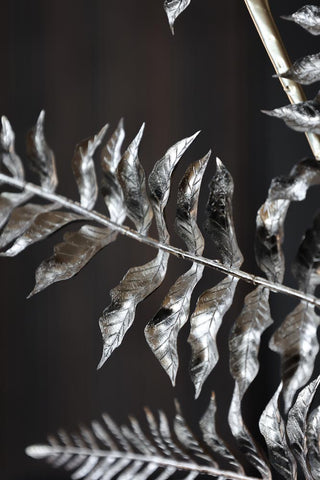 Image of the detail on the Faux Silver Fern Leaf Stem