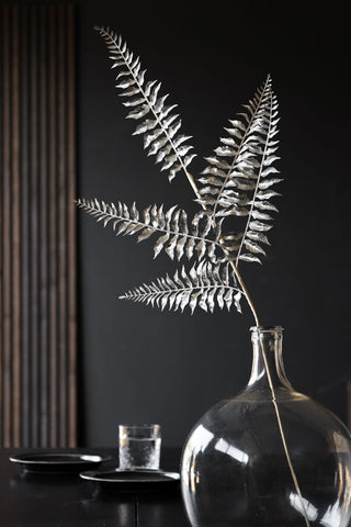 Lifestyle image of the Faux Silver Fern Leaf Stem