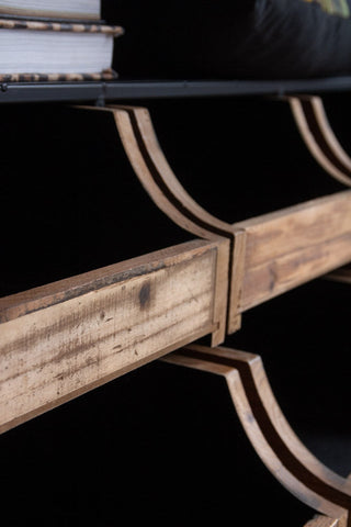 Close-up image of the back of the drawers on the Haberdashery 12 Drawer Shop Counter With Glass Top