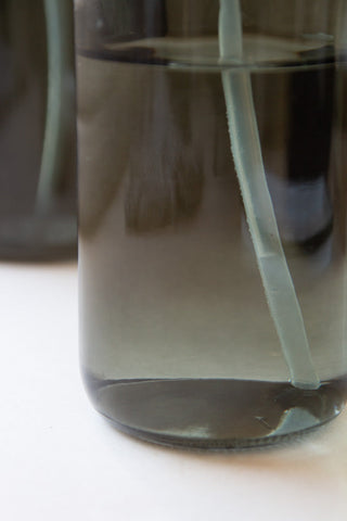 Image of the base of the Large Smoked Glass Soap Dispenser Bottle