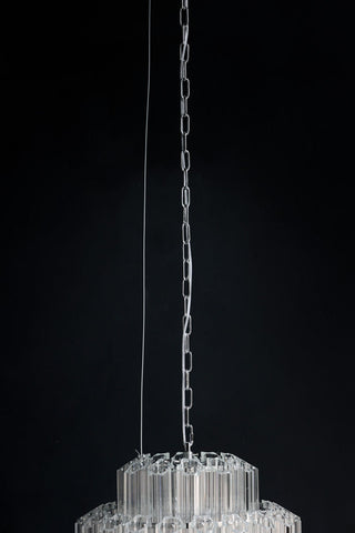 Image of the flex and chain on the Stunning Art Deco Crystal Chandelier