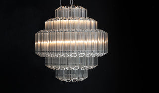 Landscape image of the Stunning Art Deco Crystal Chandelier