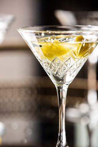 Close-up image of the Vintage Martini Glass