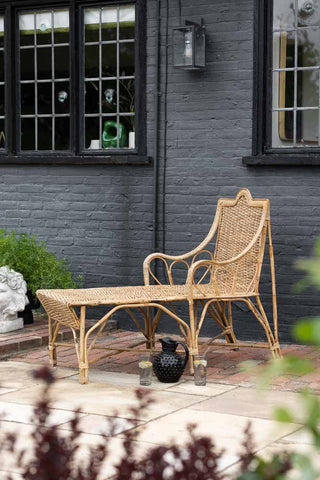 Beautiful Cane Seated Sun Lounger