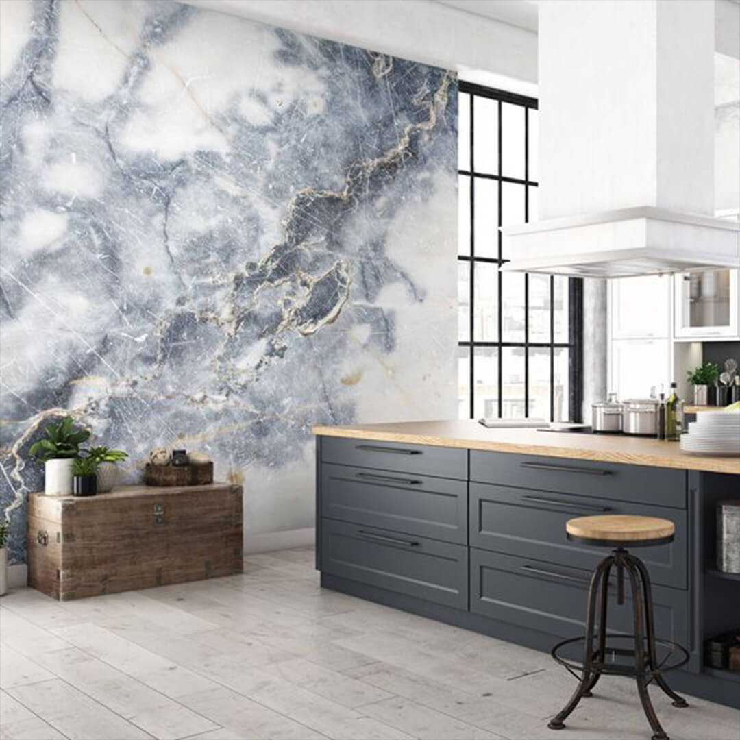 25 Grey Kitchen Ideas Modern Accent Grey Kitchen Design  Grey kitchen  wallpaper Modern kitchen wallpaper Grey kitchen designs