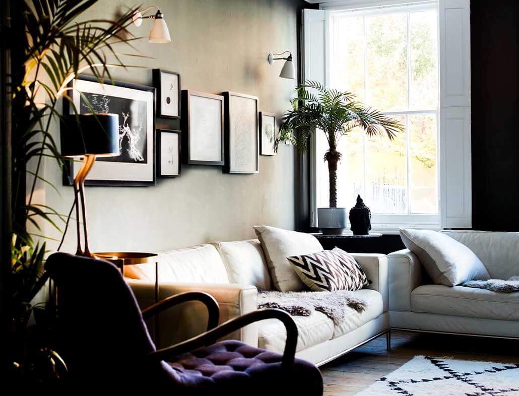 chrome wall lights for living room